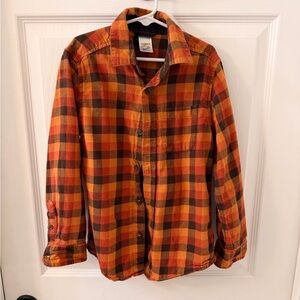 Gymboree boys collared flannel shirt